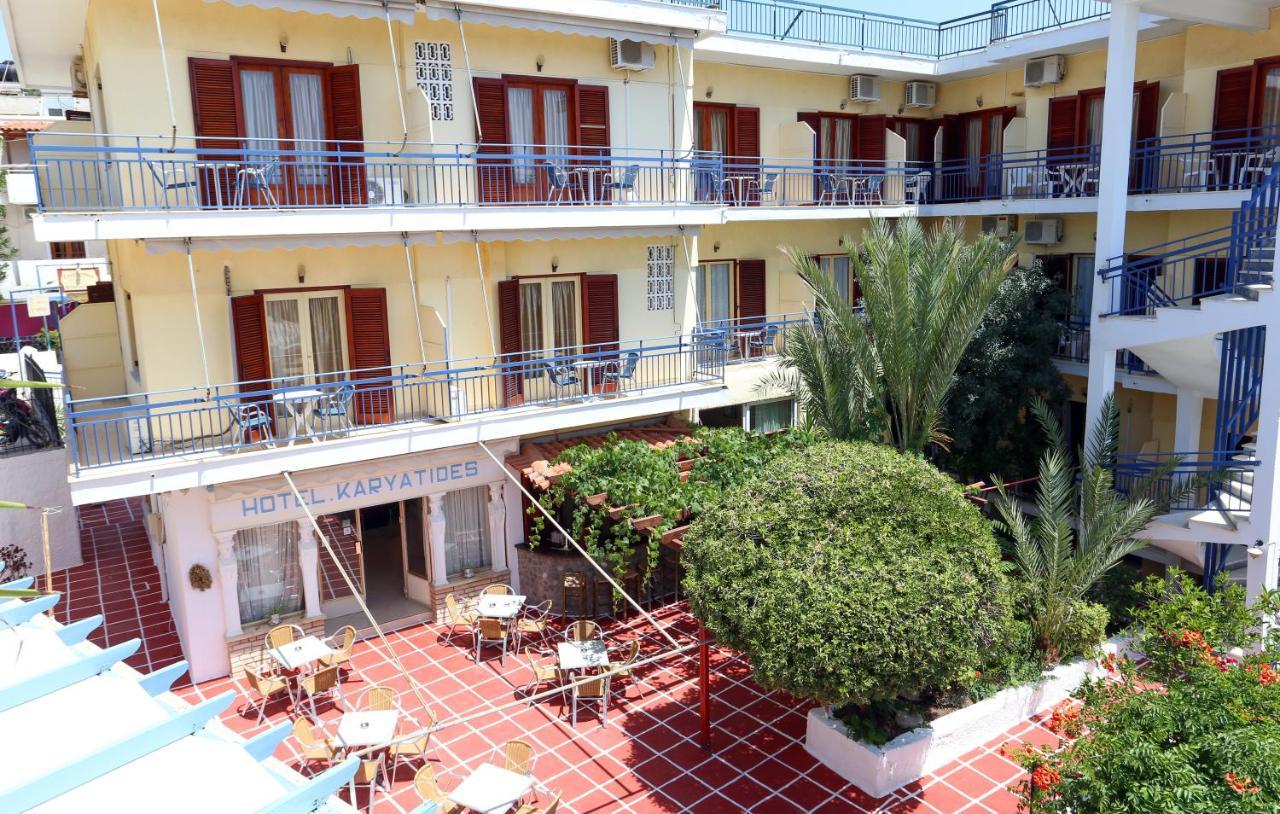 Hotel Karyatides Agia Marina  エクステリア 写真